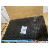 Vibrant Life Wire Dog Crate, Double-Door, Divider and Leak-Proof Tray, Metal, Foldable, Durable, Black, 42"