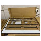Costway 48"x36" Mobile Magnetic Double-Sided Reversible Whiteboard Height Adjust