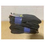 LOT OF 2 Sun Zero Vance 2-Piece Magnetic Closure 100% Blackout Back Tab Curtain Panel Pair, 37"x84", Black