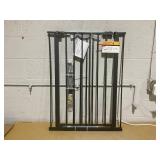 InnoTruth Baby Gate for Stairs 28.9-42.1" Wide, 30" Tall Easy Step Walk Through Expandable Dual Lock Dog Gates for The House
