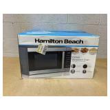 Hamilton Beach 1.6 Cu ft Sensor Cook Countertop Microwave Oven in Stainless Steel, New