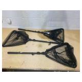LOT OF 3 Frabill Kwik Stow Folding Trout Net