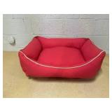 Red Dog Bed, Measures 77" x 60"