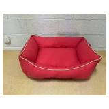 Red Dog Bed, Measures 77" x 60"