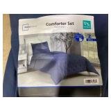 Mainstays 2-Piece Navy Comforter Set for Teens and Adults, Twin/Twin XL