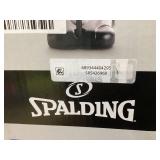 Spalding 32-Inch Portable Basketball Hoop with Eco-Composite Backboard & Telescoping Height Adjustment