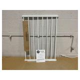 Regalo 2-in-1 Extra Wide Stairway and Hallway Walk ThroughBaby Safety Gate, Hardware Mounting, White 24"x40.5"x28.5"
