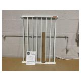 Regalo 2-in-1 Extra Wide Stairway and Hallway Walk ThroughBaby Safety Gate, Hardware Mounting, White 24"x40.5"x28.5"