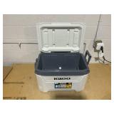 Igloo Bone White and Gray 60-Quart Sunset Roller Cooler