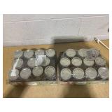 LOT OF 2  11 pk Ball 16 oz Mason Jars Regular Mouth Pint Canning Jars with Lids and Rings, Bulk Ball Jars for Canning Jam, Jelly, Tomato Sauce, and Preserves