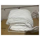 King Size Mattress Pad/Topper White.