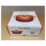 LE CREUSET Signature Oval Dutch Oven Orange