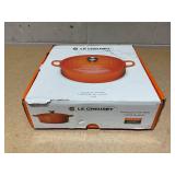 LE CREUSET Signature Oval Dutch Oven Orange