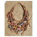 Full and Fabulous Wood Bead Animal Necklace