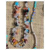 Mixed Gemstone and Turquoise Necklace Collection