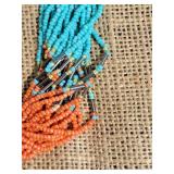 Seed Bead Multi Strand Necklace
