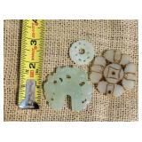 Carved Asian Charm Collection ~  3
