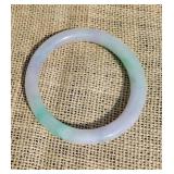 Purple Apple Jade Bangle Bracelet