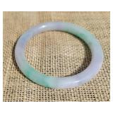 Purple Apple Jade Bangle Bracelet