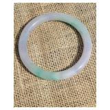 Purple Apple Jade Bangle Bracelet