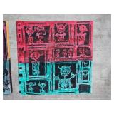 American Neo-Expressionist Fine Art - Greg Bivens (Eldritch Deer) -  Twins #4 (Pair)