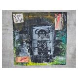 American Neo-Expressionist Fine Art - Greg Bivens (Eldritch Deer) -  Comp #5