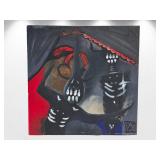 American Neo-Expressionist Fine Art - Greg Bivens (Eldritch Deer) -  Untitled #18