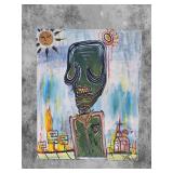 American Neo-Expressionist Fine Art - Greg Bivens (Eldritch Deer) -  The Blob