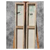 American Neo-Expressionist Fine Art - Greg Bivens (Eldritch Deer) -  Twins #1 & #2 (Pair)
