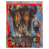 American Neo-Expressionist Fine Art - Greg Bivens (Eldritch Deer) -  Him #2