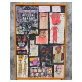 American Neo-Expressionist Fine Art - Greg Bivens (Eldritch Deer) -  Untitled Collage #1