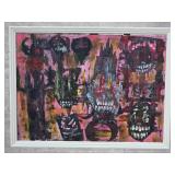 American Neo-Expressionist Fine Art - Greg Bivens (Eldritch Deer) -  Nightmare #3