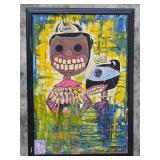 American Neo-Expressionist Fine Art - Greg Bivens (Eldritch Deer) -  The Royals