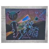 American Neo-Expressionist Fine Art - Greg Bivens (Eldritch Deer) - Untitled