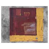 Original Abstract Expressionist Fine  Art Painting - T. Young -  Waiting for the Judgement Day