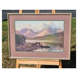 Bartholomew Colles Watkins Print "A View of the Killaries"