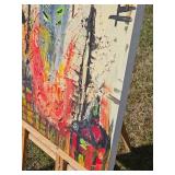 Artist Original Acrylic Abstract "Untitled #39" signed Greg Bivens