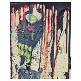 Artist Original Acrylic Abstract "Untitled #39" signed Greg Bivens