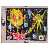 Artist Original Acrylic Abstract "Untitled" signed Greg Bivens