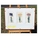 Floral Photography Panel signed Dale Walters