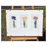 Floral Photography Panel signed Dale Walters