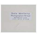 Floral Photography Panel signed Dale Walters