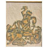 Vintage Thai Temple Rubbing