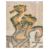 Vintage Thai Temple Rubbing