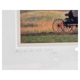 Amish Subject Photography Print Signed Bill Coleman