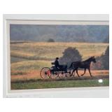 Amish Subject Photography Print Signed Bill Coleman