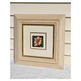 Robert Chapman Framed Floral Tile