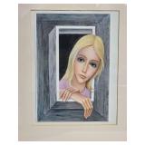 Margret Keane Lithograph “Emerging”