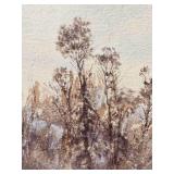 Nisswa MN Artist Russell Norberg Signed Watercolor "Transitional Prairie"