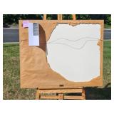 Nisswa MN Artist Russell Norberg Signed Watercolor "Transitional Prairie"